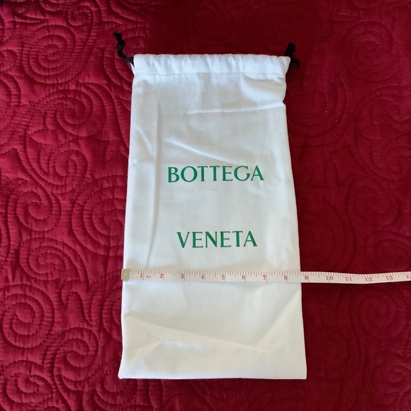 Bottega Venetta Flannel Drawstring Logo Purse Dust Bag  Adjustable drawstrings - Picture 2 of 5